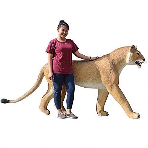 Design Toscano The Grande-Scale Lioness on The Prowl Statue Full Color