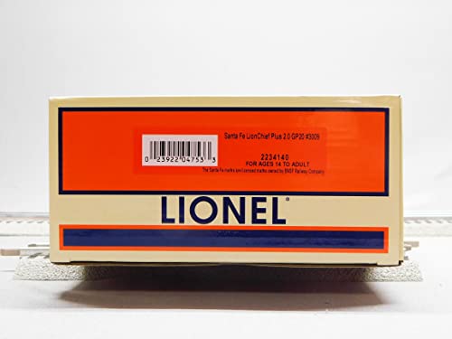 Lionel Santa FE LIONCHIEF Plus 2.0 GP20 Diesel Locomotive Engine #3009 O Gauge Blue & Yellow