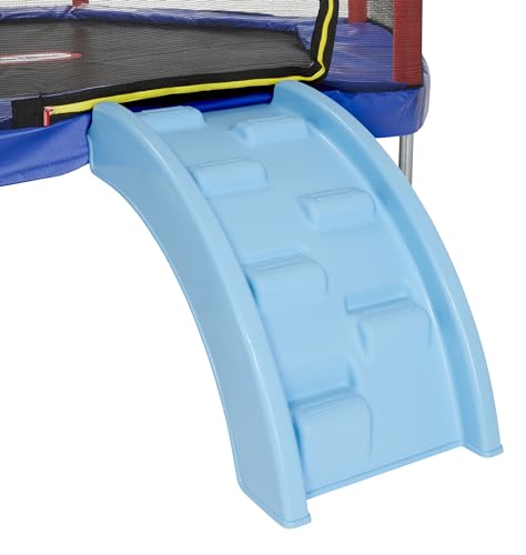 Little Tikes Climb 'n Slide 7ft Trampoline with Slide & Climbing Steps Multicolor