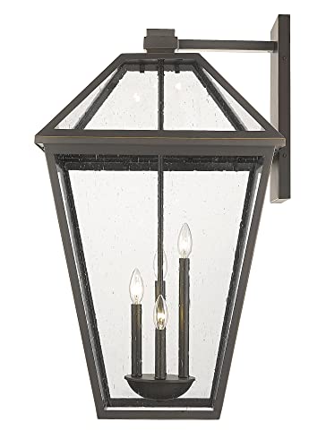 Z-Lite Talbot Outdoor Wall Sconce 4-Light 240W Oil Rubbed Bronze