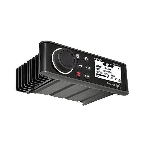 Fusion Entertainment Marine Receiver with 2 Pairs of XS-F65CWB 6.5" Coax Speakers Black and White