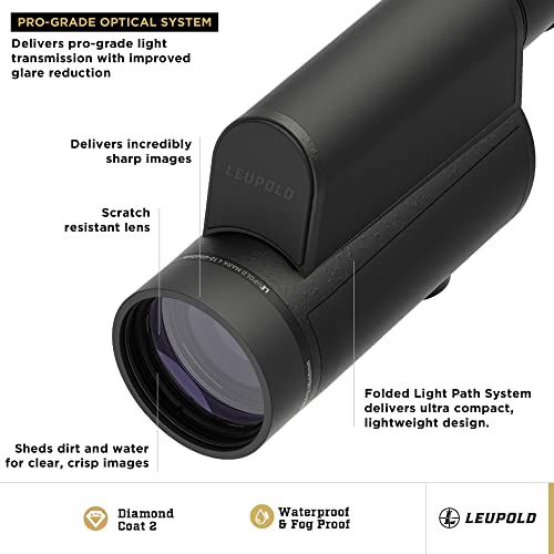 Leupold Mark 4 12-40x60mm Black Tremor 4 Spotting Scope Black