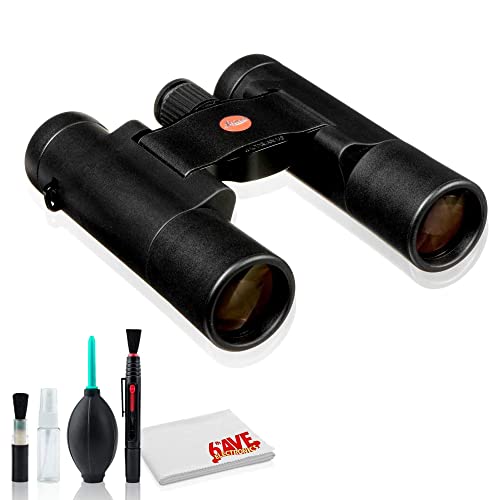 Leica 10x25 Ultravid BR Binocular Black Rubber Standard Bundle