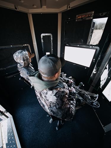 MUDDY Penthouse Box Blind Steel Wall Construction Cracked Mud Camo Multicolor