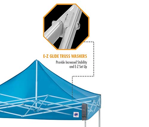 E-Z UP Endeavor Instant Shelter Canopy 10' x 10' Professional Grade Black Top