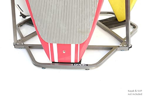 Glacik SPAREHAND Vertical Storage Rack for 3 Kayak/SUP Paddle Boards (G-760) Bronze