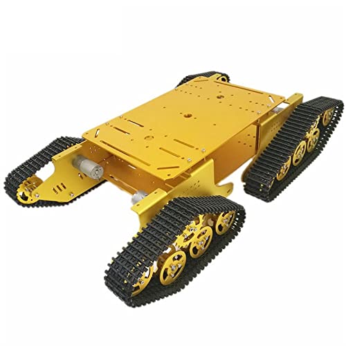 CHANWA 4WD Crawler Metal Tank Intelligent Robot Chassis TD900Silver