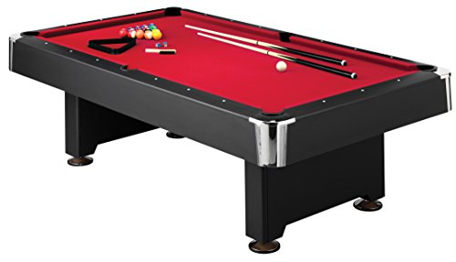Mizerak Donovan II 8’ Billiard Table Black/Red