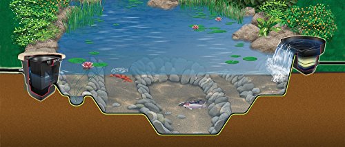 Aquascape DIY Backyard Pond Kit 8ft x 6ft Black