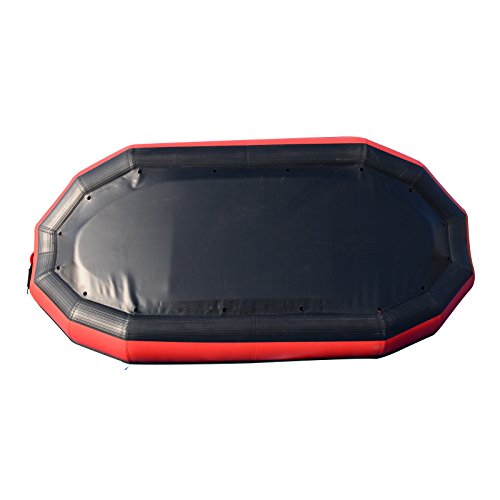 BRIS 1.2mm 13ft Inflatable White Water River Raft Red