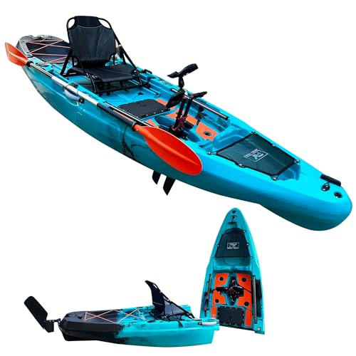 Reel Yaks Rapido 10.8ft Modular Fin Drive Fishing Kayak Gray