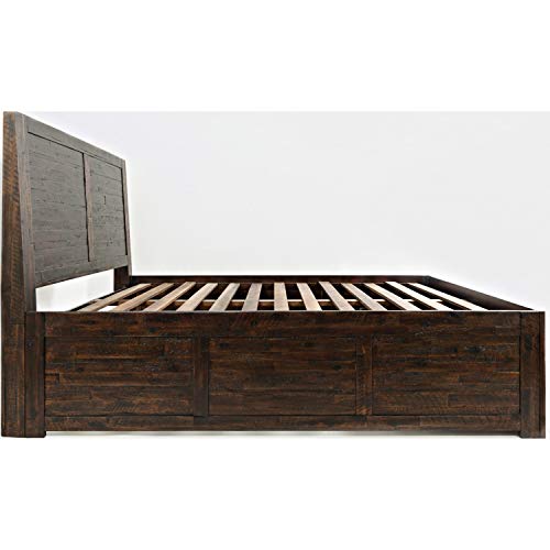 Jofran Inc. Jackson Lodge Twin Storage Bed Deep Chocolate Finish