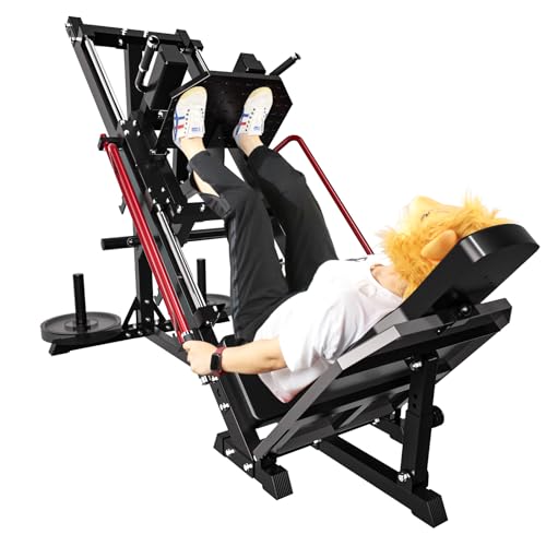 Mappding Leg Press Hack Squat Machine Red