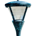 Dabmar Lighting Large Post Top Cone Shape Fixture 250W MH Verde Green Finish 34.5