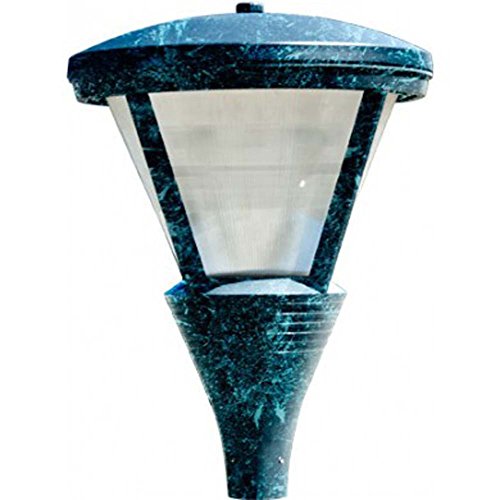 Dabmar Lighting Large Post Top Cone Shape Fixture 250W MH Verde Green Finish 34.5