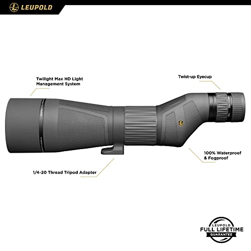 Leupold SX-4 Pro Guide HD 20-60x85mm Spotting Scope Straight Eyepiece