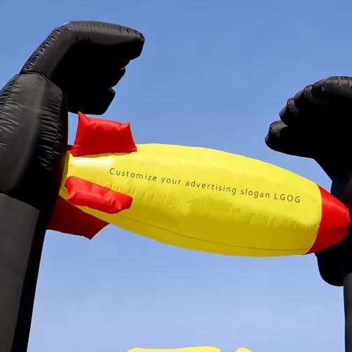 HOAELOS Inflatable Giant Gorilla Rocket 20 Feet for Advertising and Parties
