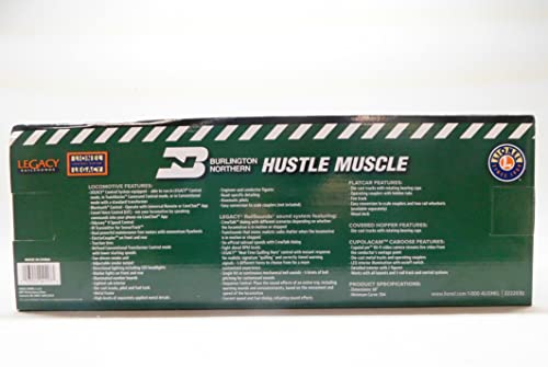 Generic Lionel Burlington Northern Legacy Hustle Muscle Train Set O Gauge 2222030