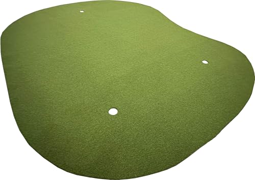PREMIUM PRO TURF Professional Synthetic Nylon Turf Golf Green 12x15 ft with 3 Precut Holes