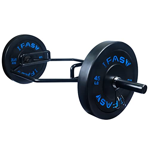 IFAST Hex Bar Weights Set Trap Bar Olympic Bumper Weight Plates Black