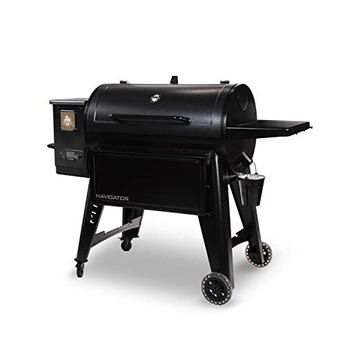 PIT BOSS PB1150G Wood Pellet Grill with Cover and Folding Front Shelf, 1150 sq. inch Black