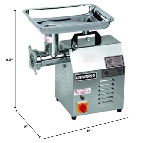 Uniworld Electric Meat Grinder TC-12E Stainless Steel