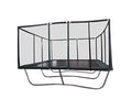 Galactic Xtreme Rectangle Gymnastic Trampoline with Safety Net Black and Green