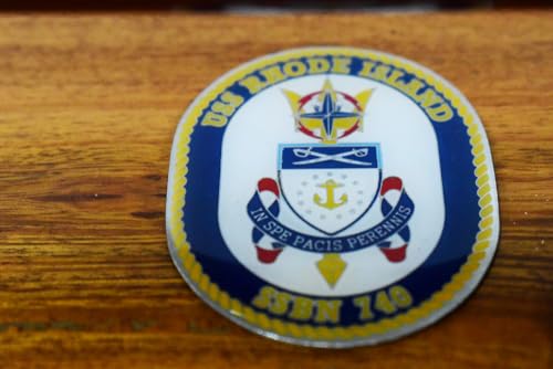 Squadron Nostalgia LLC USS Rhode Island SSBN-740 Ohio Class Submarine Model Mahogany 20 Inch