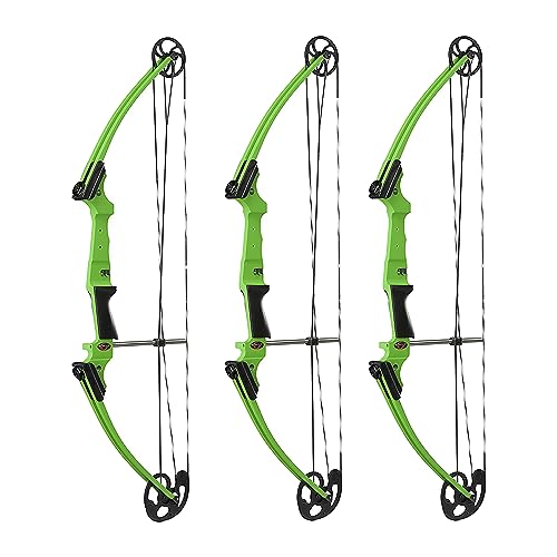 GENESIS Archery Original Adjustable Right-Handed Compound Bow Green (3 Pack)