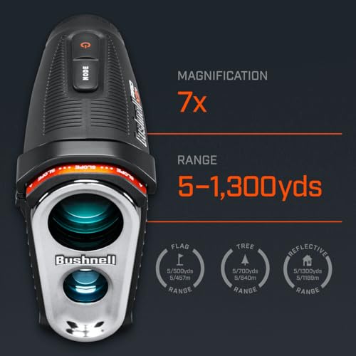 PlayBetter Bushnell Golf Pro X3+ Plus Golf Laser Rangefinder Gift Box Bundle Black