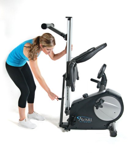 Avari Conversion II Rower/Recumbent Bike Black