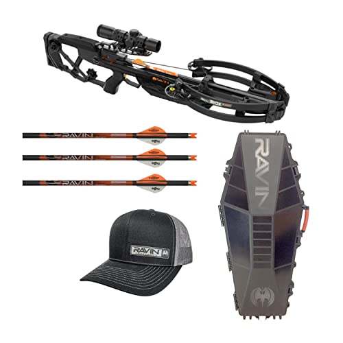 RAVIN R10X 420 FPS Crossbow Bundle with Hard Case & Trucker Hat Black