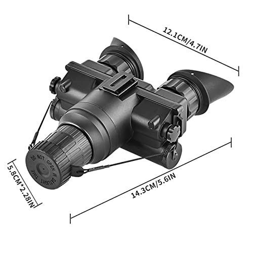 Teslord PVS-7 Gen 2+ Night Vision Goggles Infrared Head-Mounted Binoculars