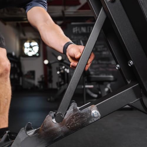 Titan Fitness Adjustable FID Bench Black