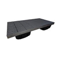 Patriot Docks Low Profile 4ft x 8ft Floating Dock Section Gray Polypropylene