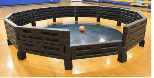 Generic 15' Diameter Portable GaGa Ball Pit with Steel Spikes Black