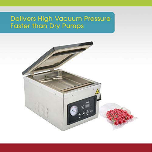 V Vesta Precision Chamber Vacuum Sealer C25v High-Speed 1100-Watt Oil Pump