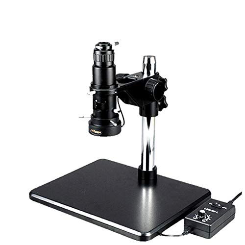 AmScope H800 Monocular Inspection Microscope 11X-80X Magnification Black