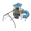 Lifetime Adventure Castle Swing Set Playset with Tube Slide Blue