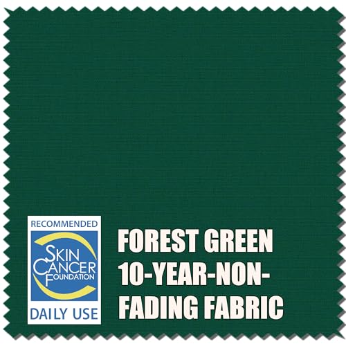 EliteShade Apollo 3-Tier 10x13FT Aluminum Crank Open Cantilever Patio Umbrella Forest Green