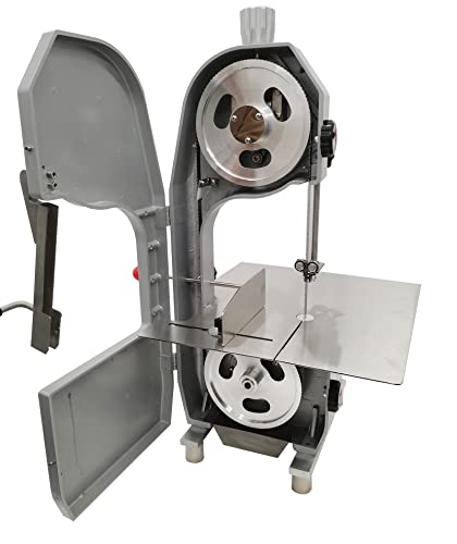INTBUYING Frozen Meat Cutter Electric Bone Saw Machine Silver