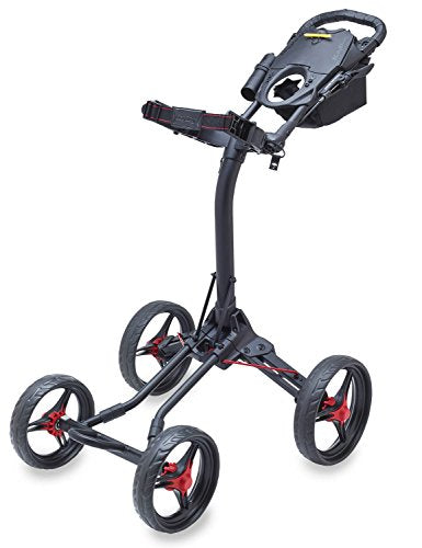 Bag Boy Quad XL Golf Cart Matte Black/Red
