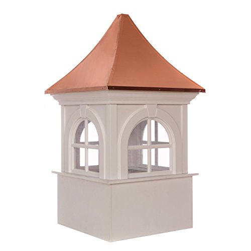 Good Directions Smithsonian Fairfax Vinyl Cupola with Copper Roof 60" x 99