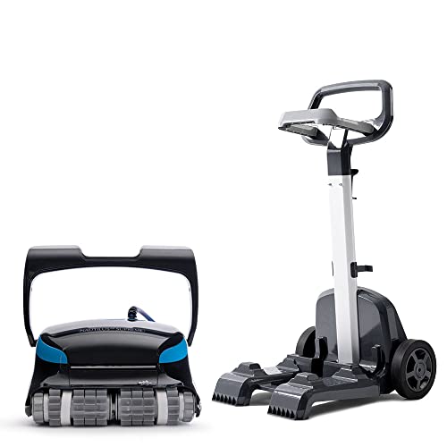 Dolphin Nautilus CC Supreme Automatic Robotic Pool Vacuum Cleaner with Caddy Black