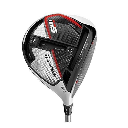 TaylorMade Golf M5 Driver 10.5 Loft Right Hand Stiff Flex Mitsubishi Tensei CK Orange 60 Matte Black/Silver