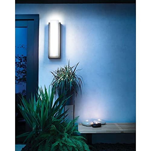 Kichler Dahlia Outdoor Wall Sconce 2-Light 139.6 Watts Black
