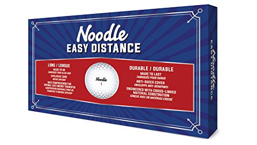 TaylorMade 2018 Noodle Easy Distance Golf Ball White Pack of 15