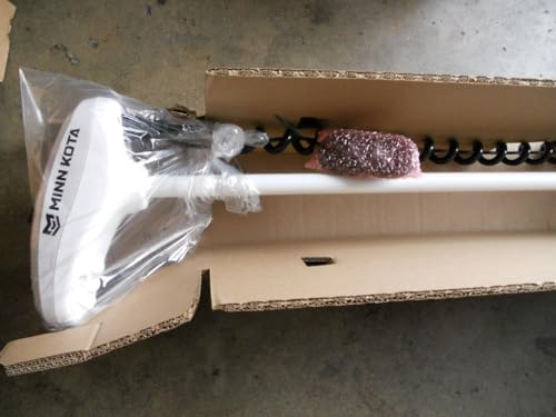 Minn Kota Riptide PowerDrive i-Pilot Saltwater Bow-Mount Trolling Motor 55 lb 54-Inch Shaft White