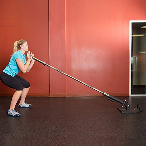 Power Systems Landmine Weight Training Station Olympic Size Bar Black