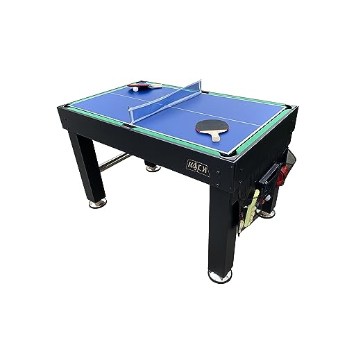 KICK Decagon 55" 10-in-1 Multi-Game Table Black